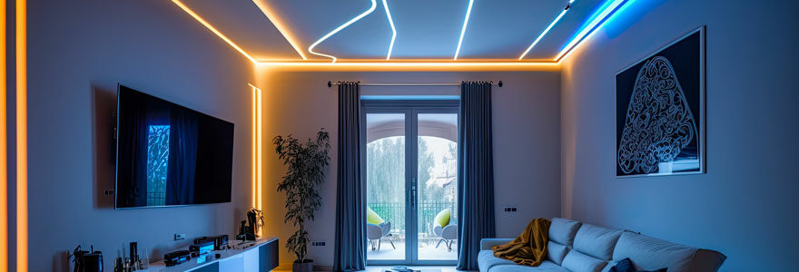 Éclairage LED et décoration d'intérieur